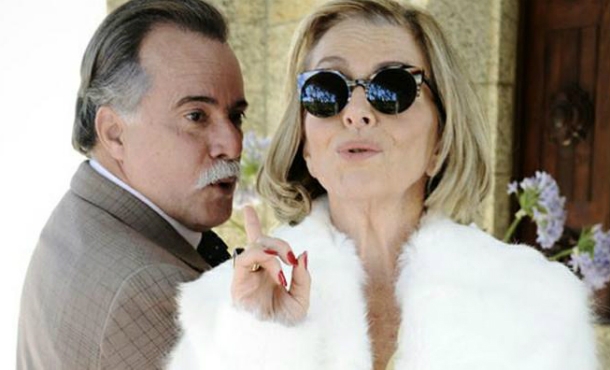Tony Ramos e Irene Ravache em cena da novela 
